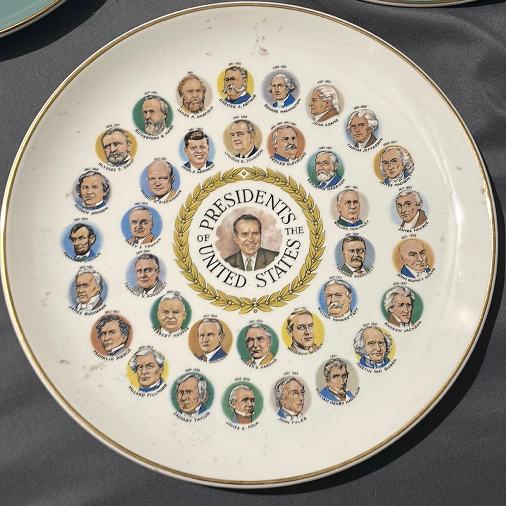 US President plate (good condition just needs dust cleaned)